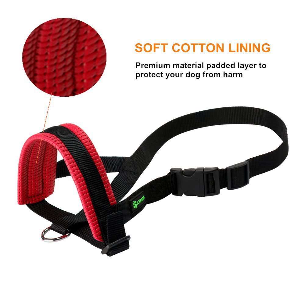 Dog Mouth Muzzle Anti Bark Dog Collar Breathable