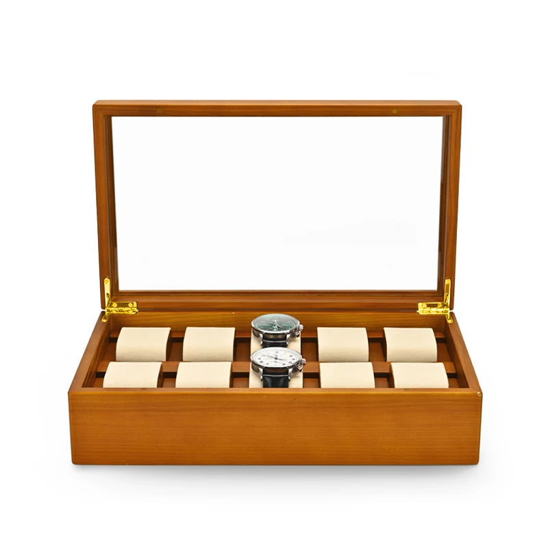 Solid Wood Box for Storage Watches