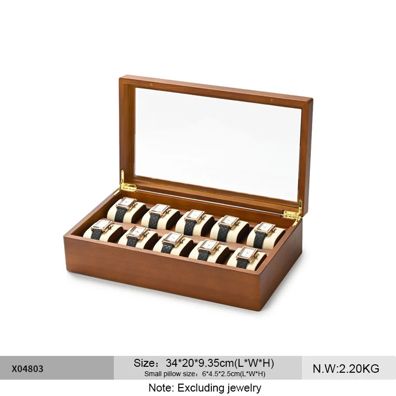 Solid Wood Box for Storage Watches