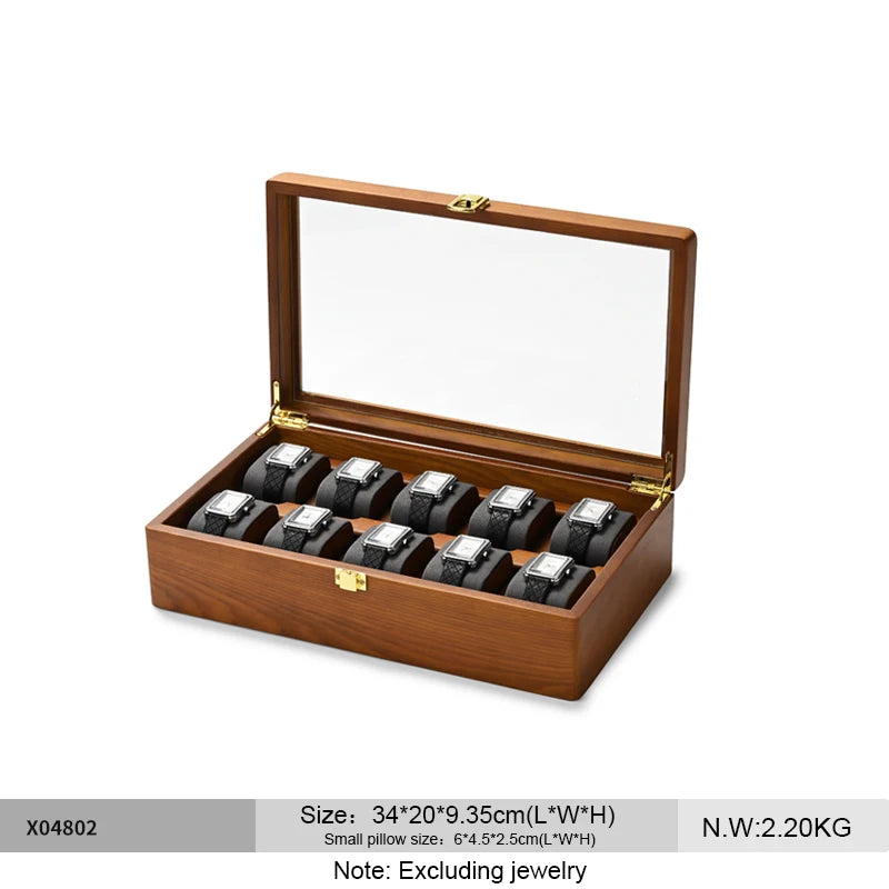 Solid Wood Box for Storage Watches