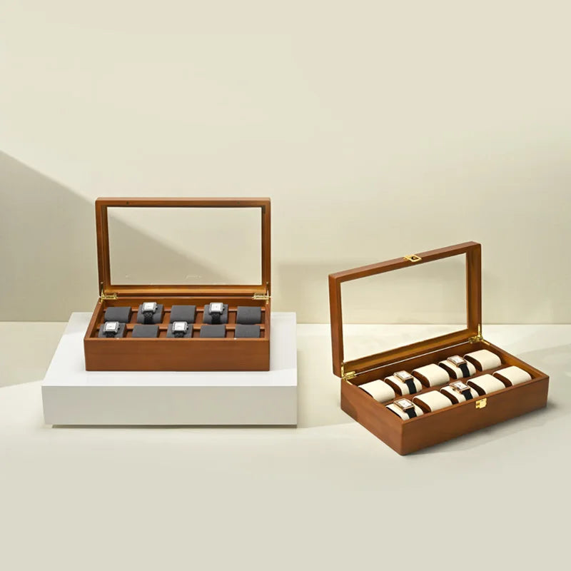 Solid Wood Box for Storage Watches