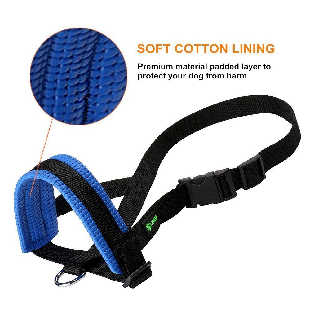 Dog Mouth Muzzle Anti Bark Dog Collar Breathable