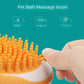 Dog Cat Bath Brush 2-in-1 -  Pet SPA Massage Comb Soft Silicone Pets