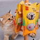 Colorful Felt Cat Toy Ball - Stretchy Fun for Active Pets