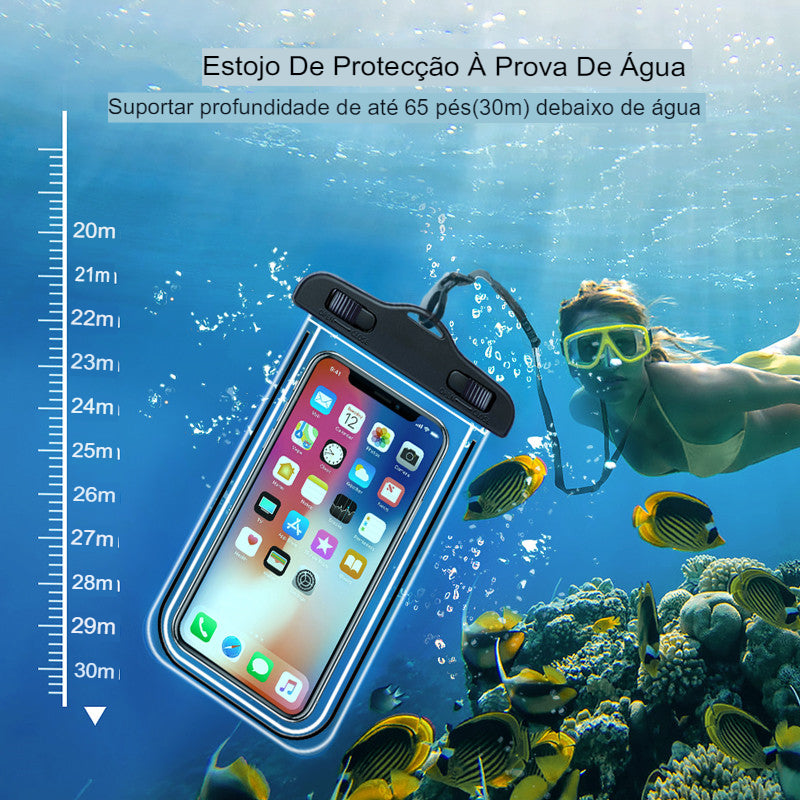 Bolsa de Proteção Universal à Prova D'água para Celulares (5 Cores Disponíveis) - VITOCLEI STORE