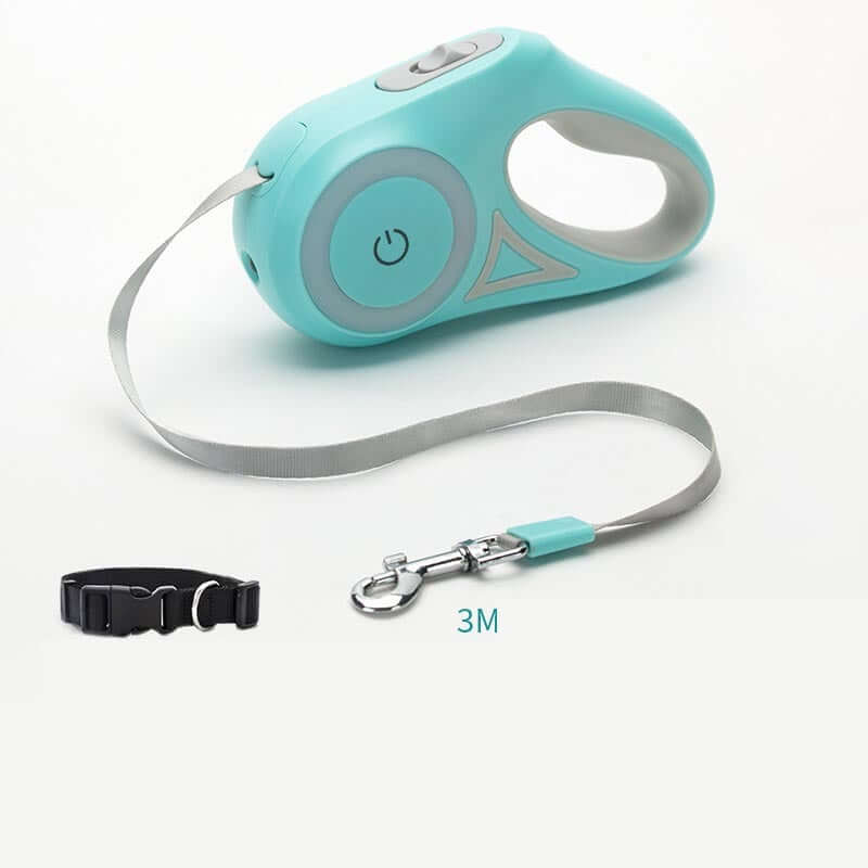 Dog Leash Retractable Leash - Dog Collar Spotlight Automatic