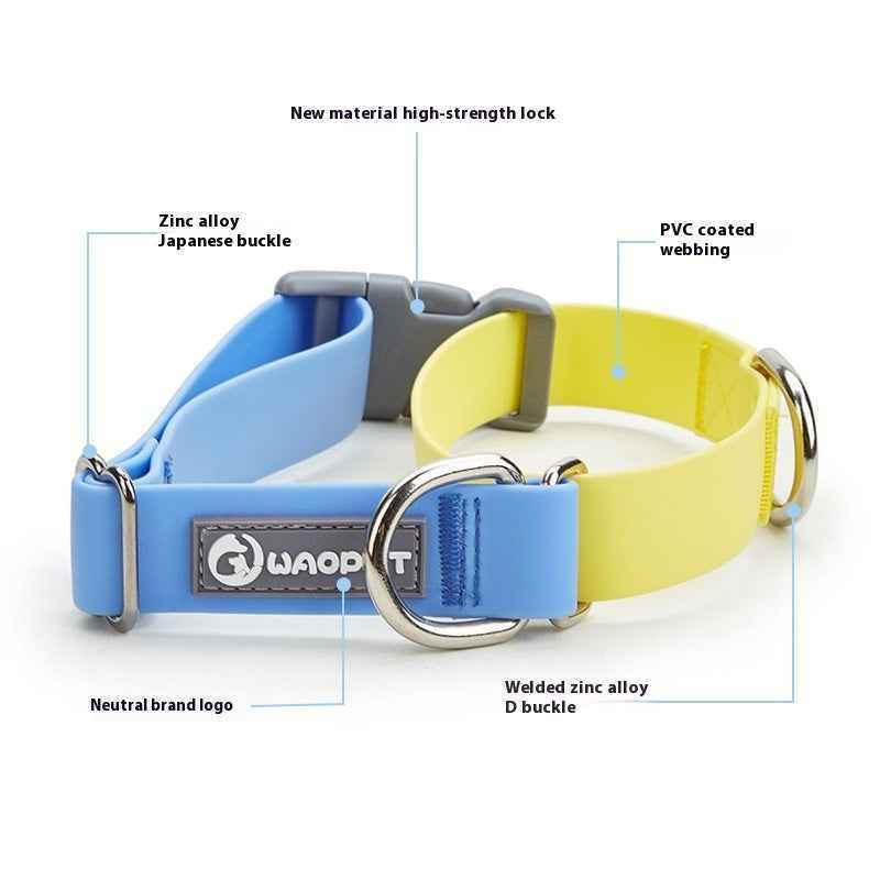 Plastic Waterproof Traction Collar Pet Supplies Tow Rope Collar