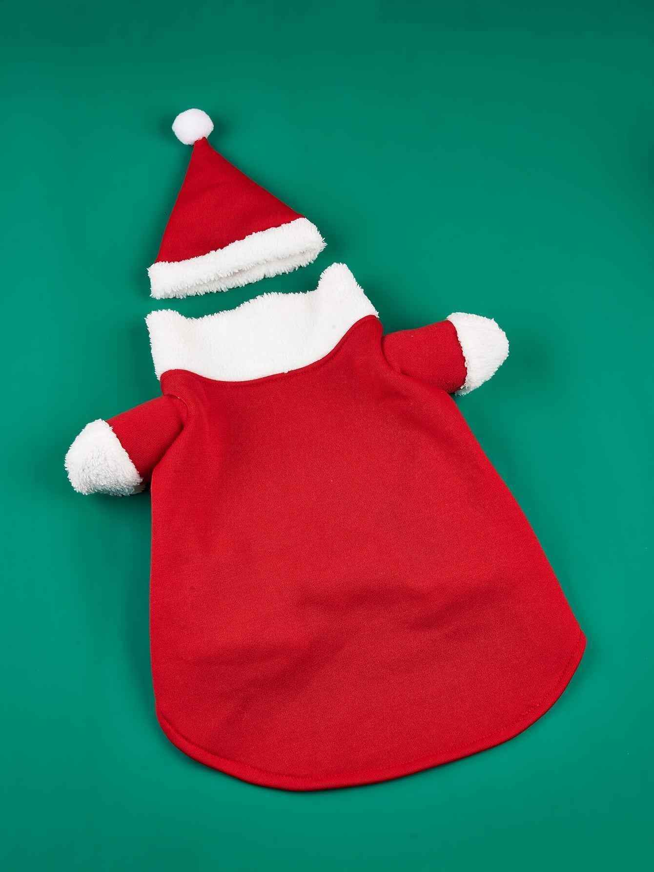 Christmas Dog Costume for Small Pets - Festive Outfit for Holiday Cheer