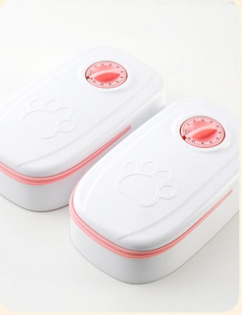 Automatic  Feeder Smart Food Dispenser For Pet -  Timer Stainless Steel Bowl Auto