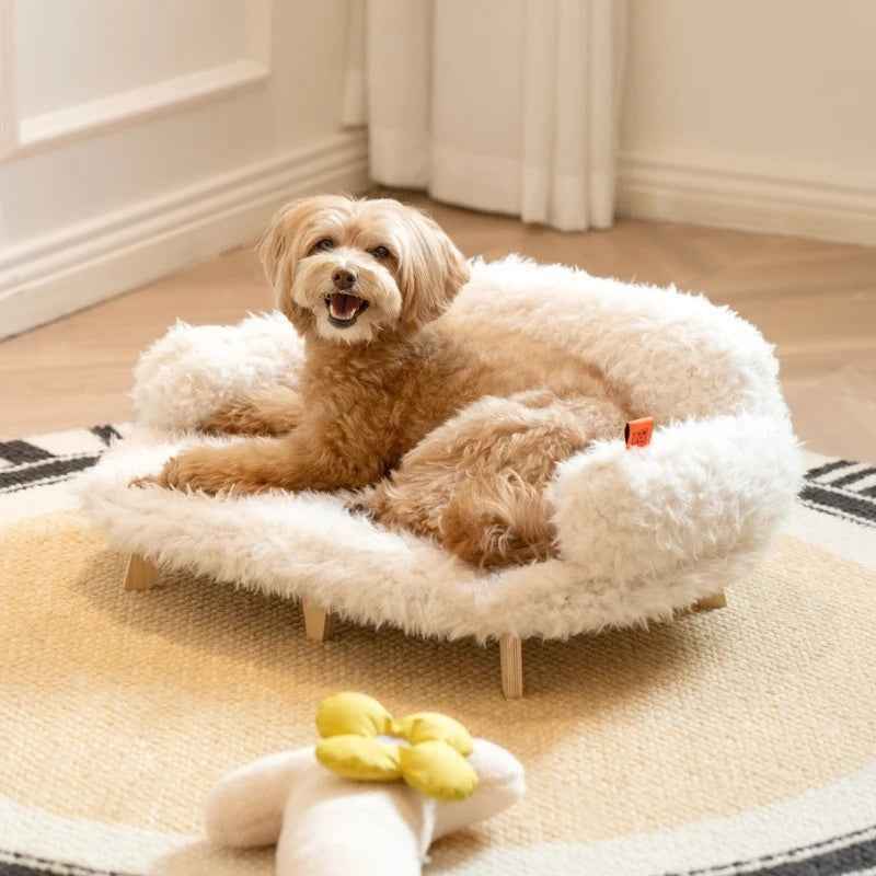 Wooden Pet Bed Kennel Dogs And Cats Bed Luxury Cat Bed