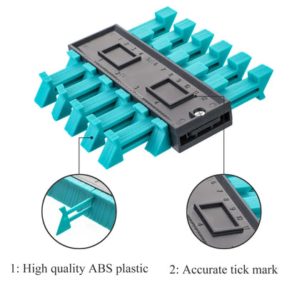 Profile Contour Gauge line Copier Ruler Cutting template - VITOCLEI STORE