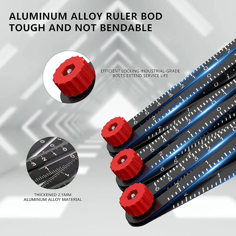 Aluminum Alloy Folding Ruler For Tile Positioning - VITOCLEI STORE