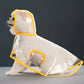 Transparent Waterproof Dog Raincoat