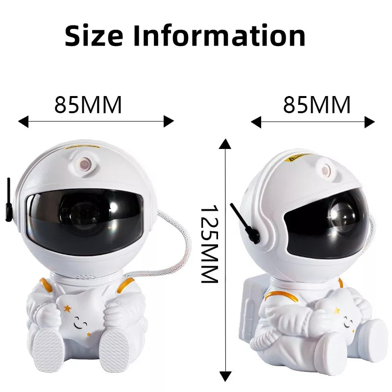 Projetor Astronauta de LED Laser Galaxy Espaço de 360 Graus. - VITOCLEI STORE