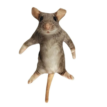 Realistic Plush Rat Cat & Dog Toy