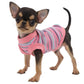 Pink Ribbed Dog Tank Top