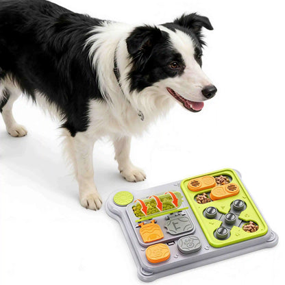 Interactive Dog Puzzle Feeder Toy
