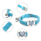 Heart Charm Velvet Cat Collar