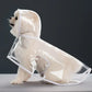 Transparent Waterproof Dog Raincoat