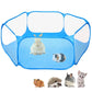 Portable Transparent Pet Playpen