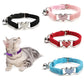 Heart Charm Velvet Cat Collar
