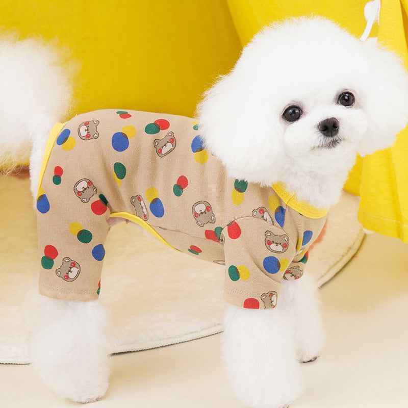 Autumn And Winter Clothing Home Wear Small Dog Teddy Pet Clothes