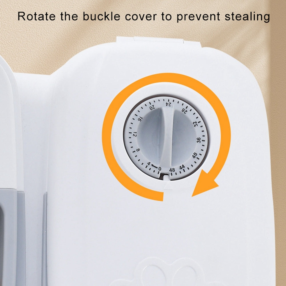 Automatic  Feeder Smart Food Dispenser For Pet -  Timer Stainless Steel Bowl Auto