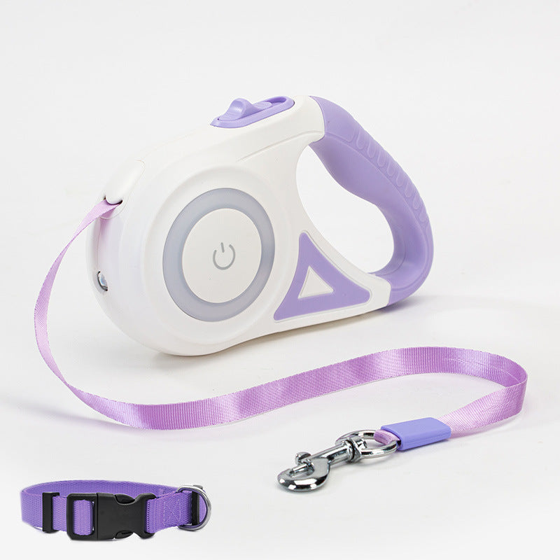 Dog Leash Retractable Leash - Dog Collar Spotlight Automatic