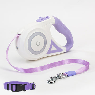 Dog Leash Retractable Leash - Dog Collar Spotlight Automatic