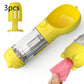 3-in-1 Portable Dog Water Bottle & Feeder - Pet Travel Water Bottle with Bowl & Bag Holder