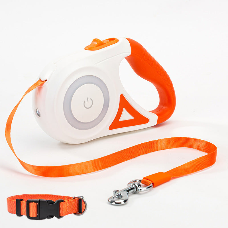 Dog Leash Retractable Leash - Dog Collar Spotlight Automatic