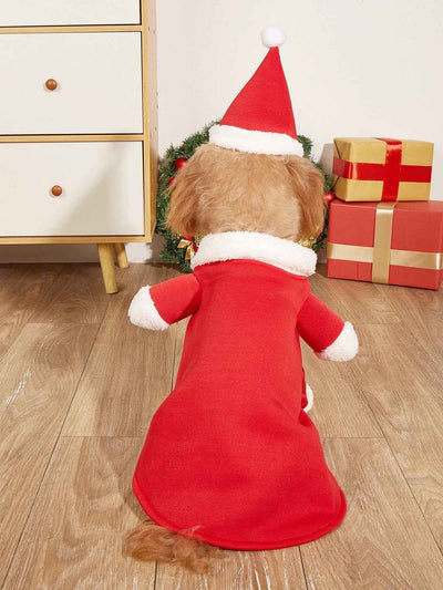 Christmas Dog Costume for Small Pets - Festive Outfit for Holiday Cheer