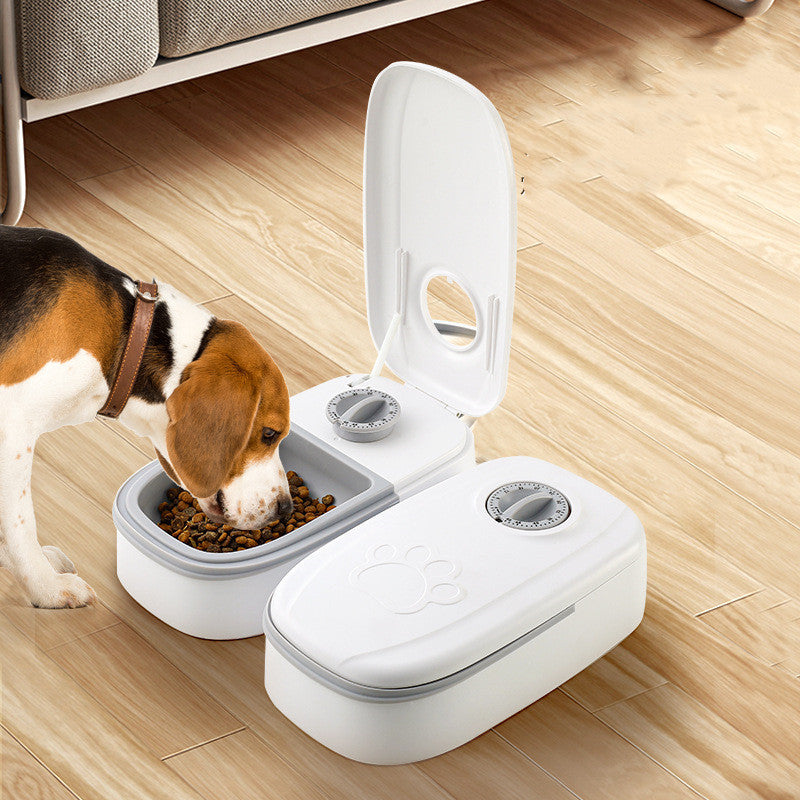 Automatic  Feeder Smart Food Dispenser For Pet -  Timer Stainless Steel Bowl Auto
