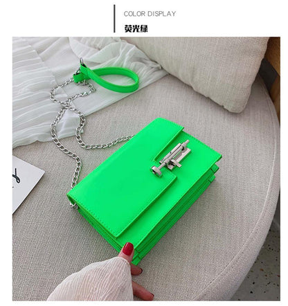 Penny Lane - Bolsa Couro Neon Pequena Tiracolo - VITOCLEI STORE