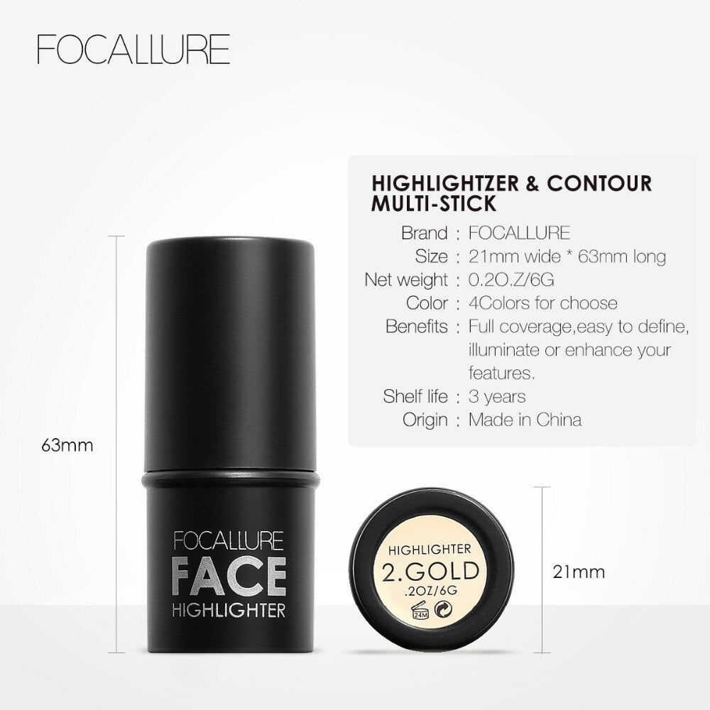 Contorno Facial em Bastão Focallure - VITOCLEI STORE