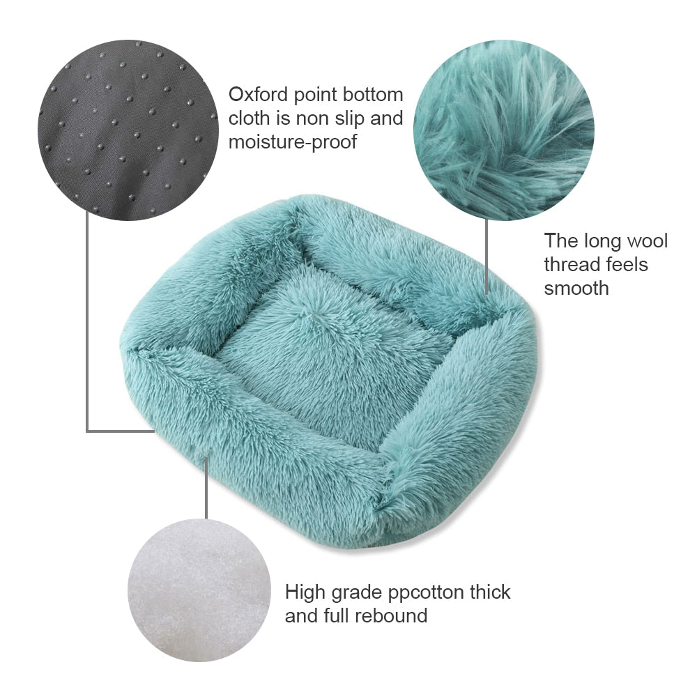 Cama para Cachorros e Gatos - Plush Square - VITOCLEI STORE