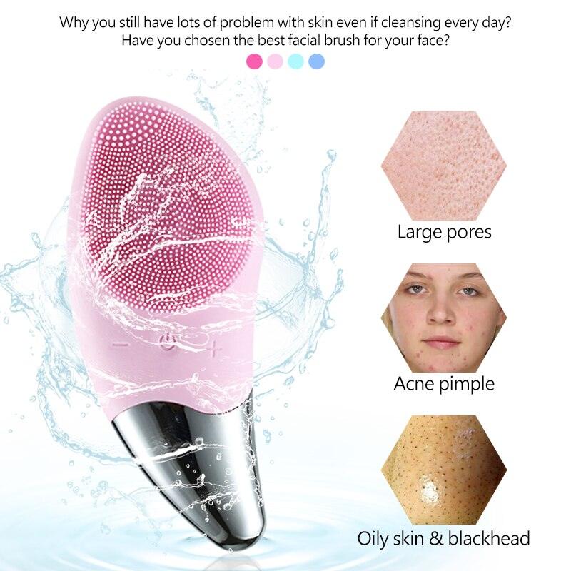 Escova Massageadora para Limpeza Facial - VITOCLEI STORE