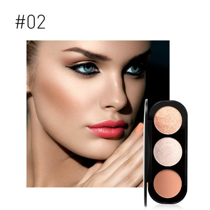 Paleta de Iluminador Focallure - 3 Cores - VITOCLEI STORE