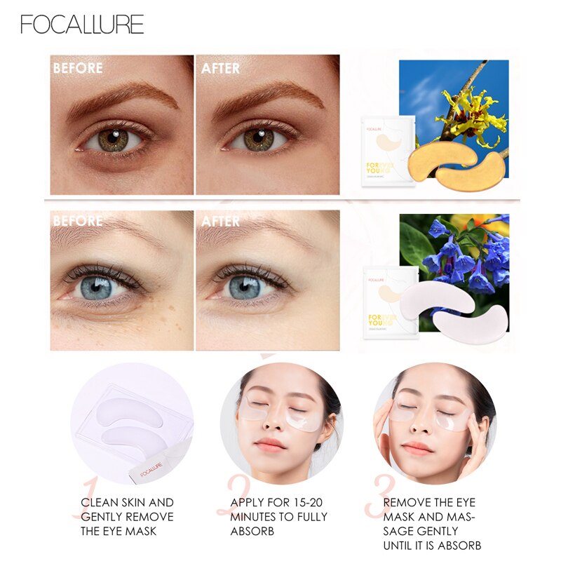 Máscara Hidratante Focallure para os Olhos - VITOCLEI STORE