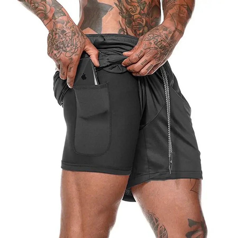 Men's Sport Shorts cool Sportswear Double-deck - VITOCLEI STORE