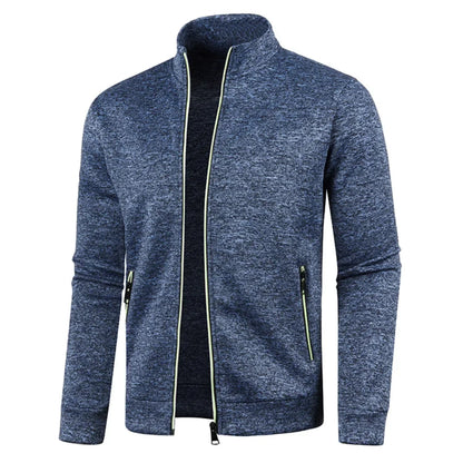 Autumn Winter Men's Zipper Knit Long - VITOCLEI STORE