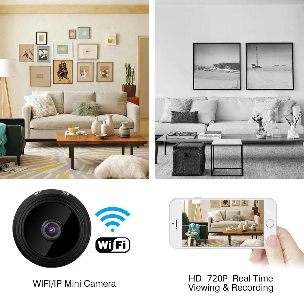 Câmera A9 1080P HD Wifi e com visão noturna. - VITOCLEI STORE