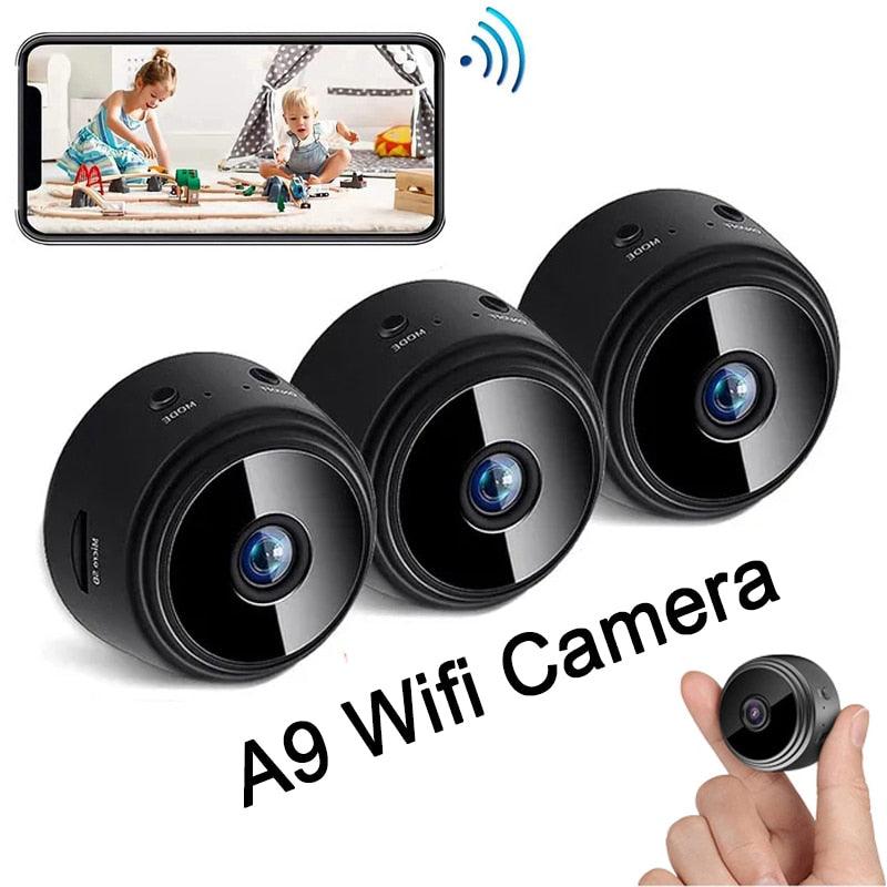 Câmera A9 1080P HD Wifi e com visão noturna. - VITOCLEI STORE