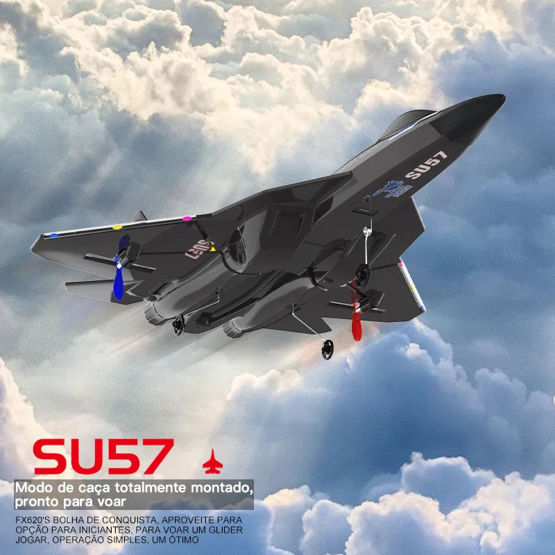 RC Plane SU35 2.4G With LED Lights Aircraft Remote Control - VITOCLEI STORE