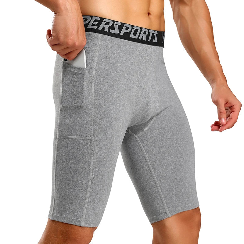 Men Running Short Quick Dry Leggings Mens - VITOCLEI STORE