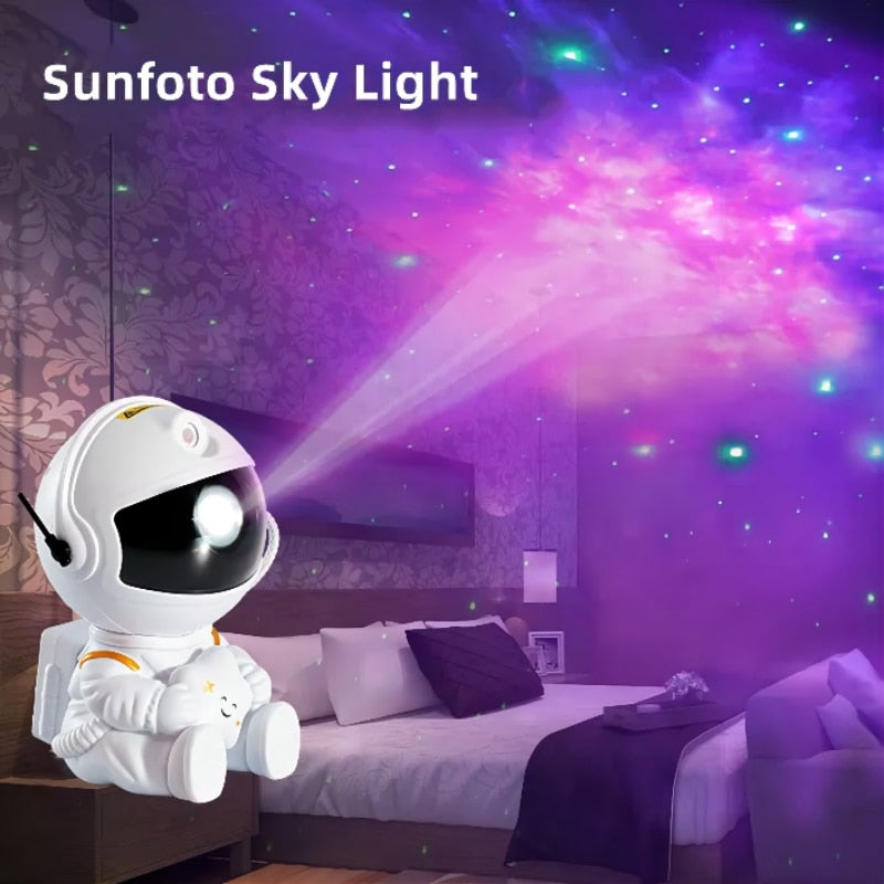 Projetor Astronauta de LED Laser Galaxy Espaço de 360 Graus. - VITOCLEI STORE