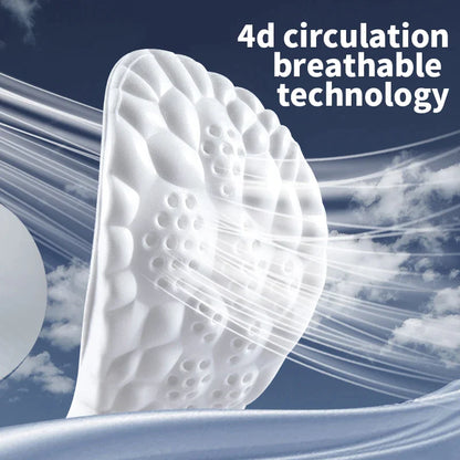 4D Cloud Technology Sports Insoles for Shoes PU Sole - VITOCLEI STORE