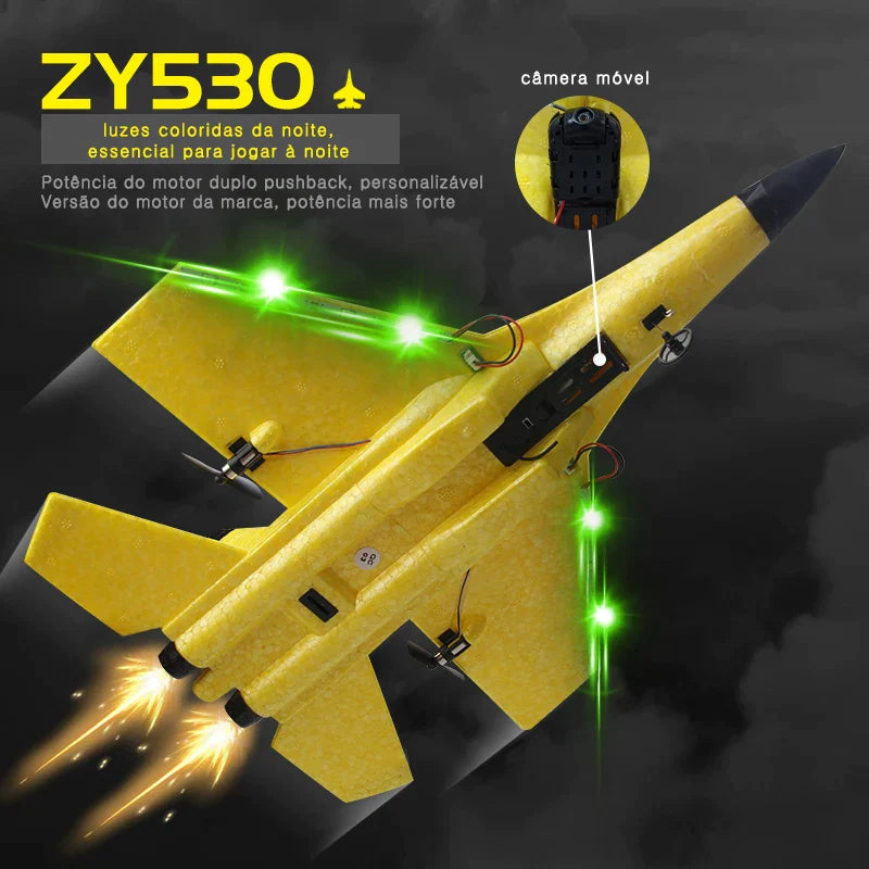 RC Plane SU35 2.4G With LED Lights Aircraft Remote Control - VITOCLEI STORE