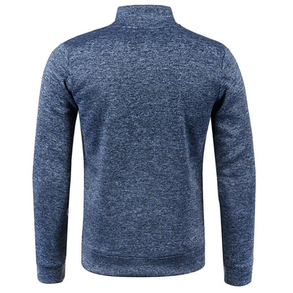 Autumn Winter Men's Zipper Knit Long - VITOCLEI STORE