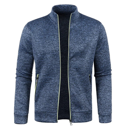 Autumn Winter Men's Zipper Knit Long - VITOCLEI STORE